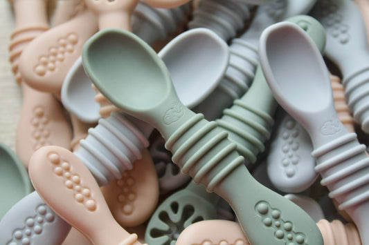 Silicone Baby Weaning Spoon Set