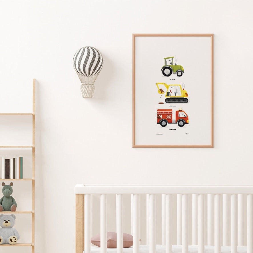 Little Trucks Print