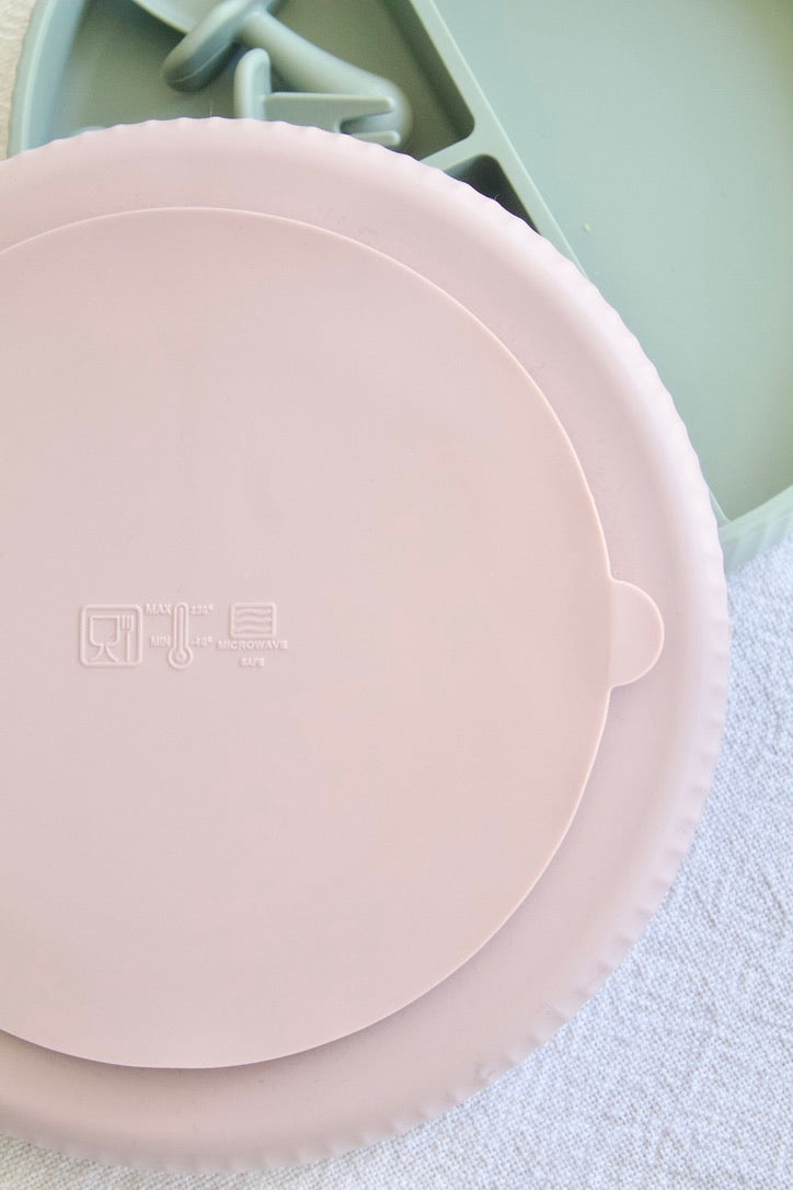 Silicone Section Plate and Bowl Set