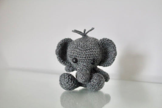 Crochet Elephant - Ellis