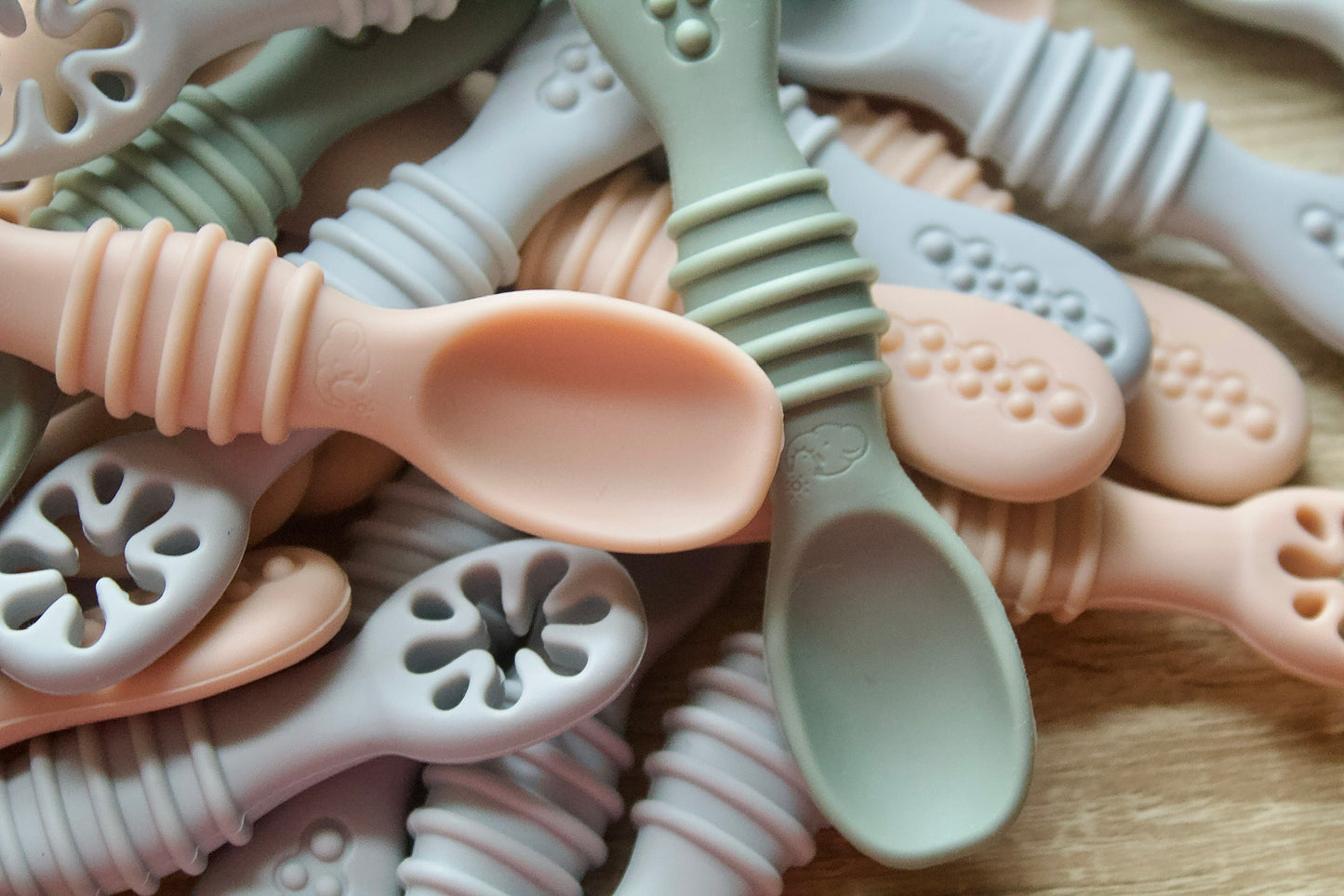 Silicone Baby Weaning Spoon Set