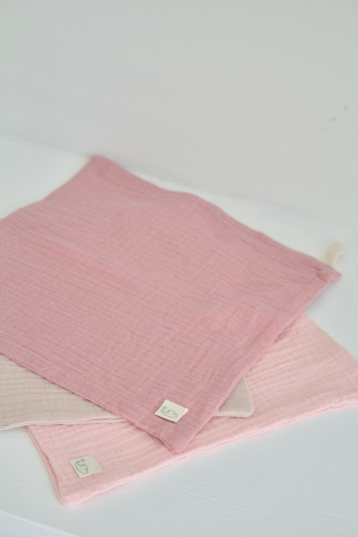Muslin Wash Cloths (Set of 3)