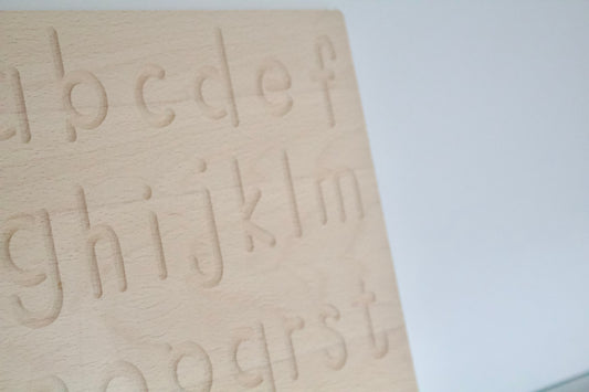 Wooden Alphabet Tracing Board