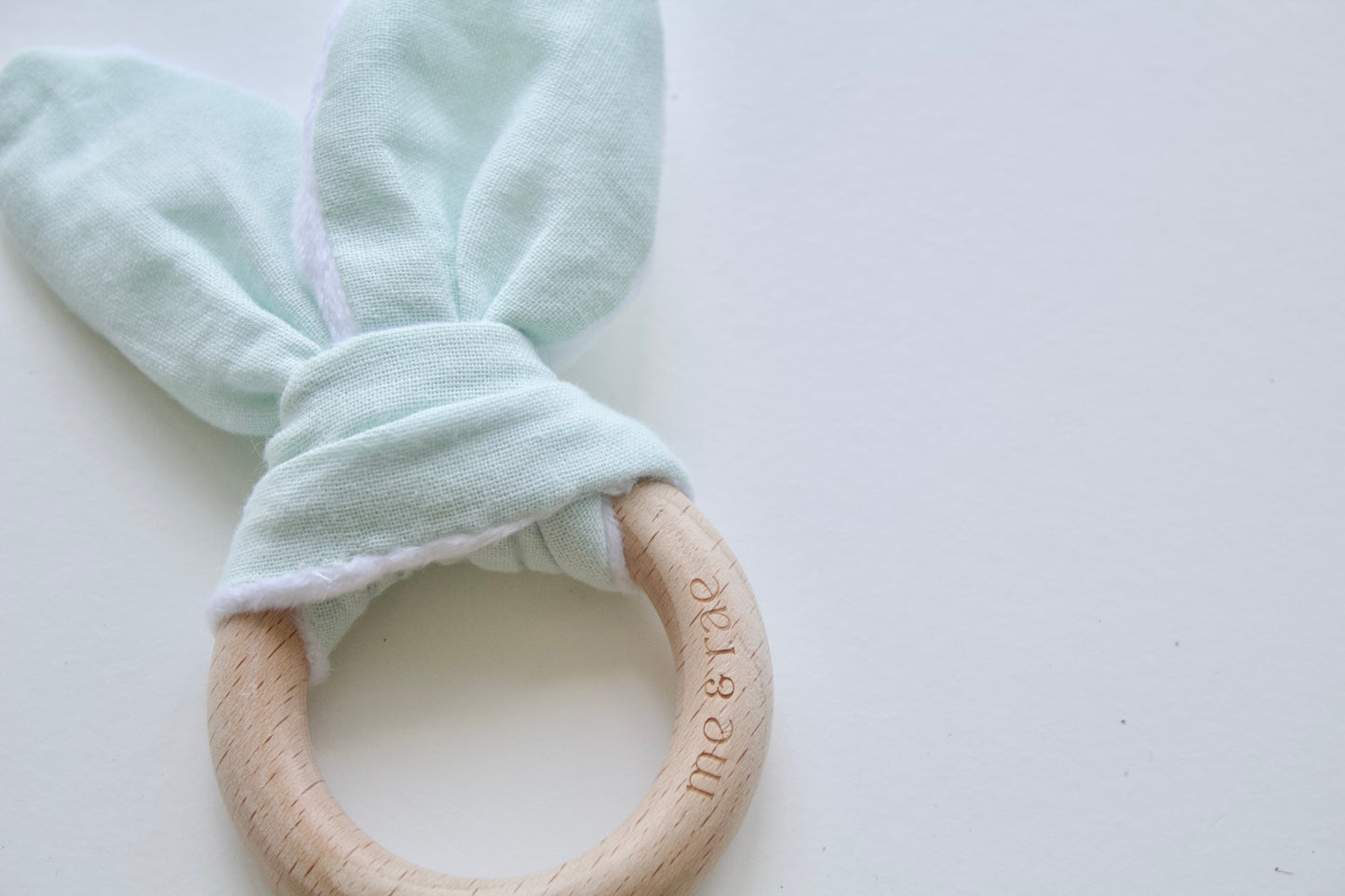 Bunny Ear Teething Ring