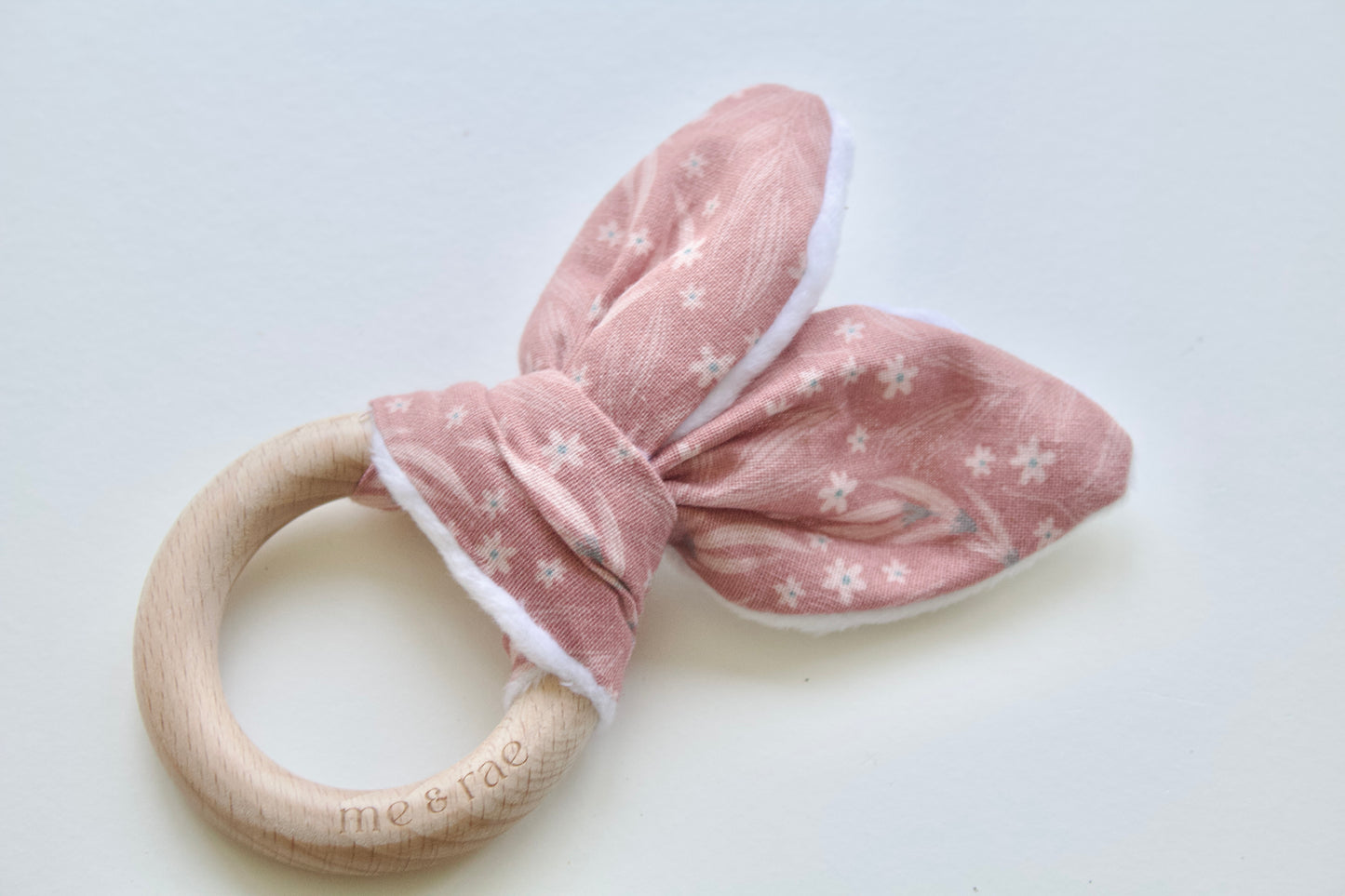 Bunny Ear Teething Ring