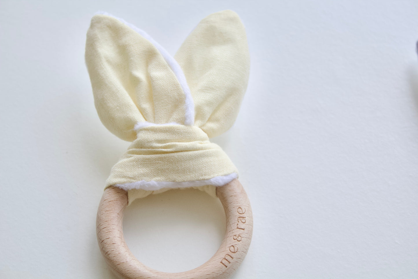 Bunny Ear Teething Ring