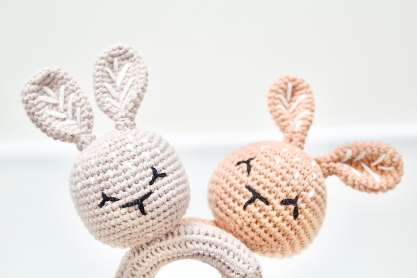 Crochet Animal Teething Rattle