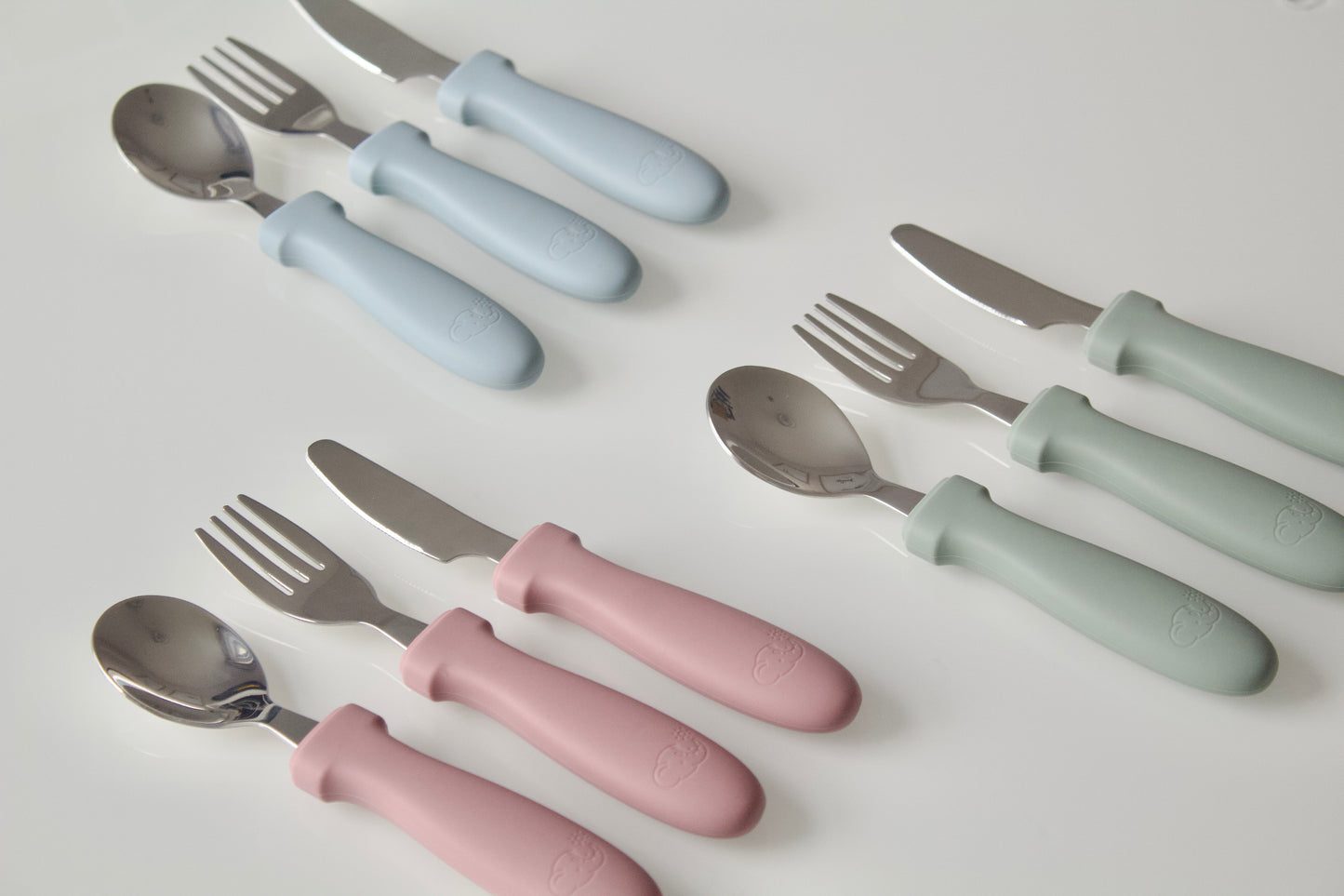 Silicone and Stainless Steel Cutlery Set