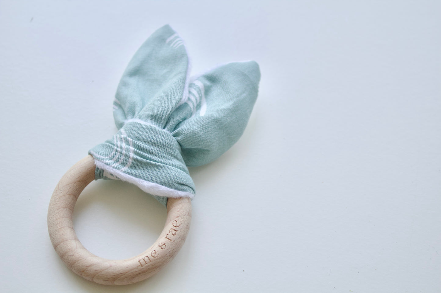 Bunny Ear Teething Ring