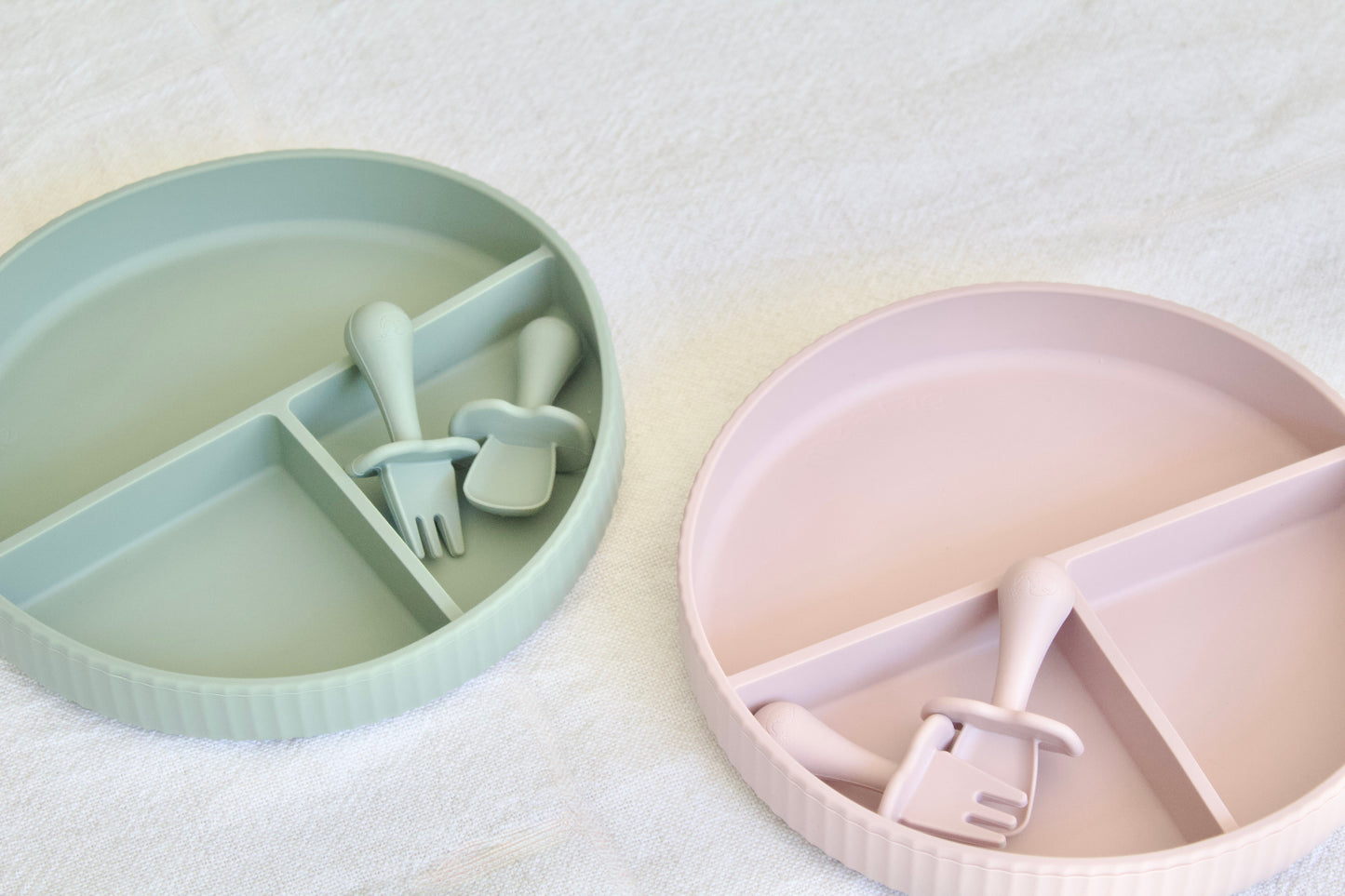 Silicone Section Plate and Bowl Set
