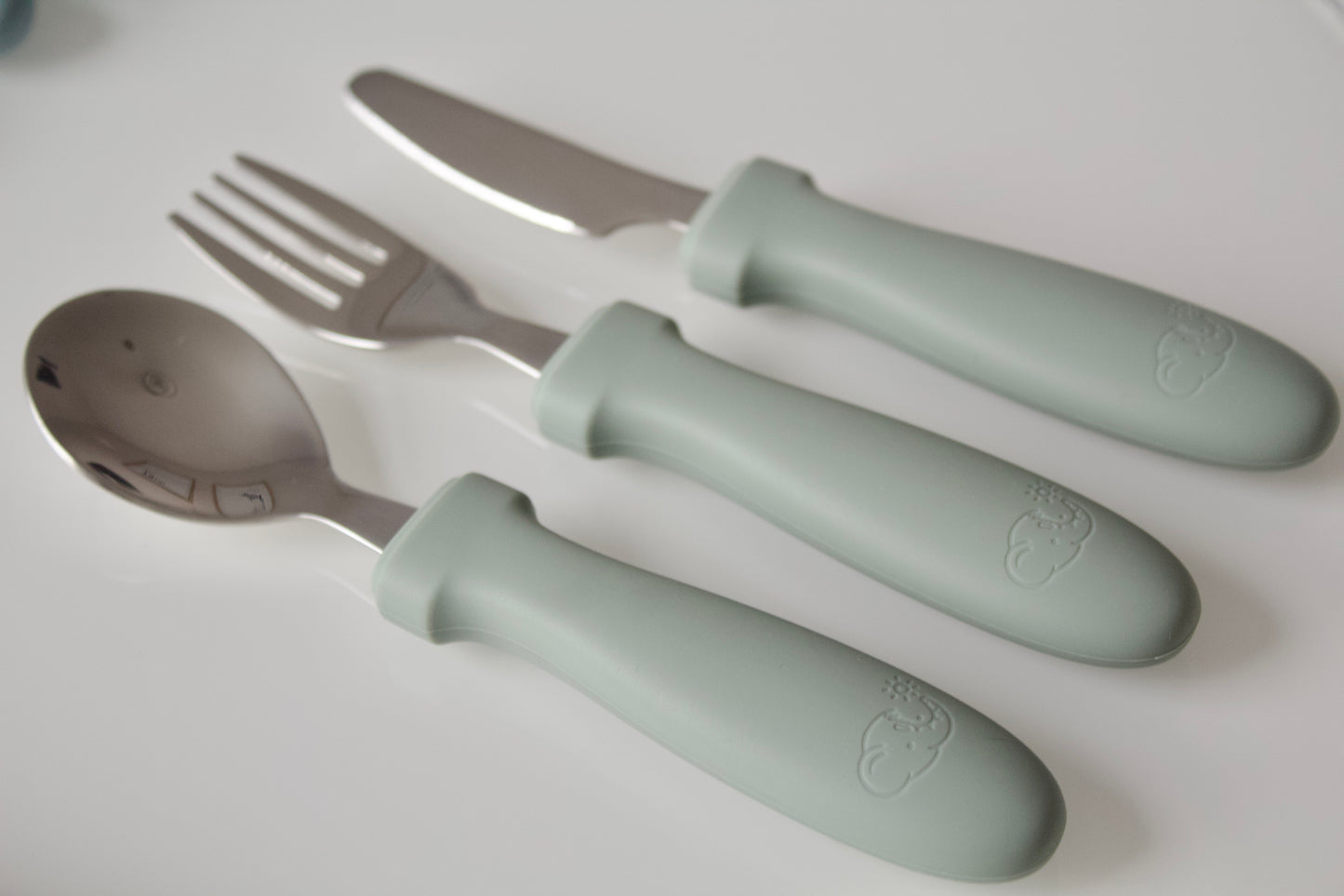 Silicone and Stainless Steel Cutlery Set