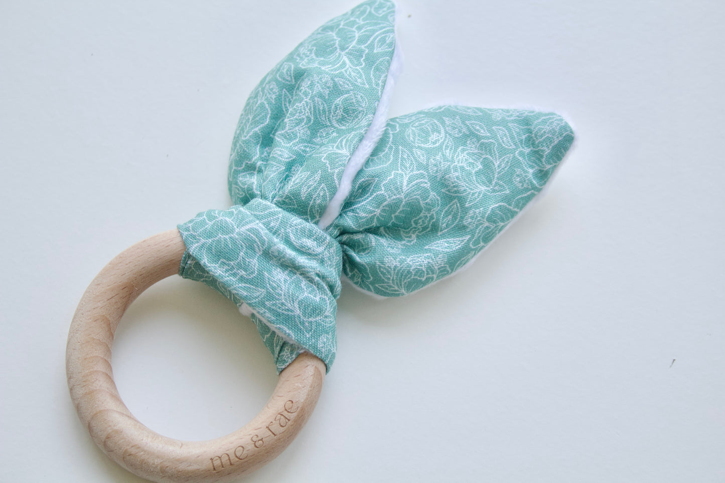 Bunny Ear Teething Ring