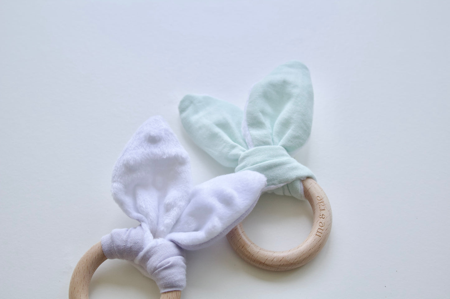 Bunny Ear Teething Ring