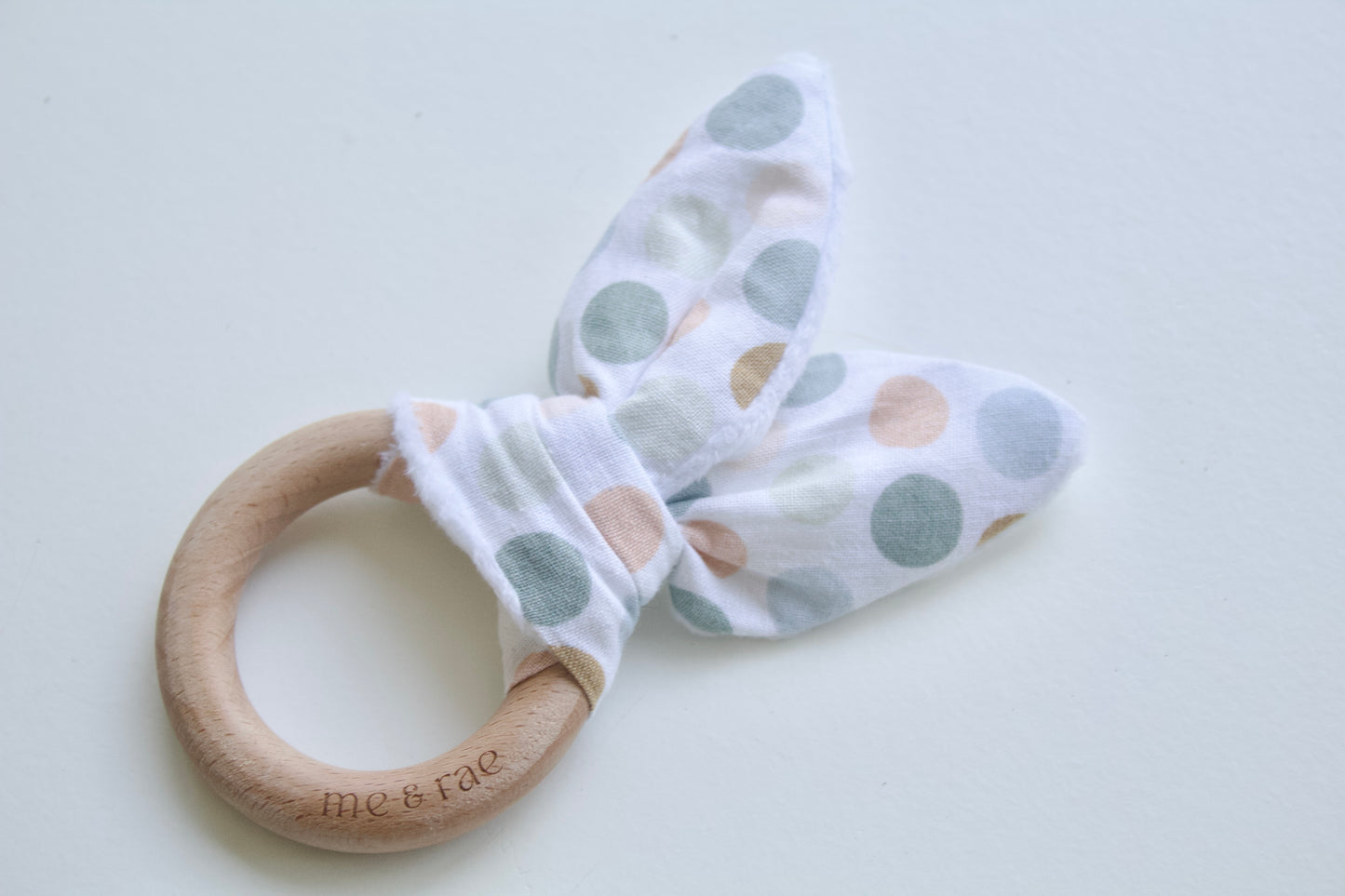 Bunny Ear Teething Ring