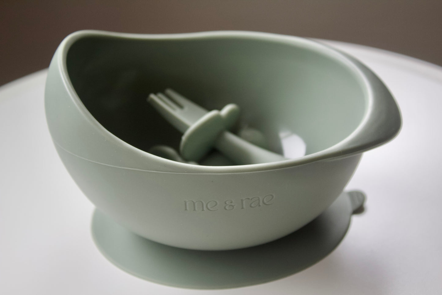 Silicone Suction Bowl and Cutlery Set